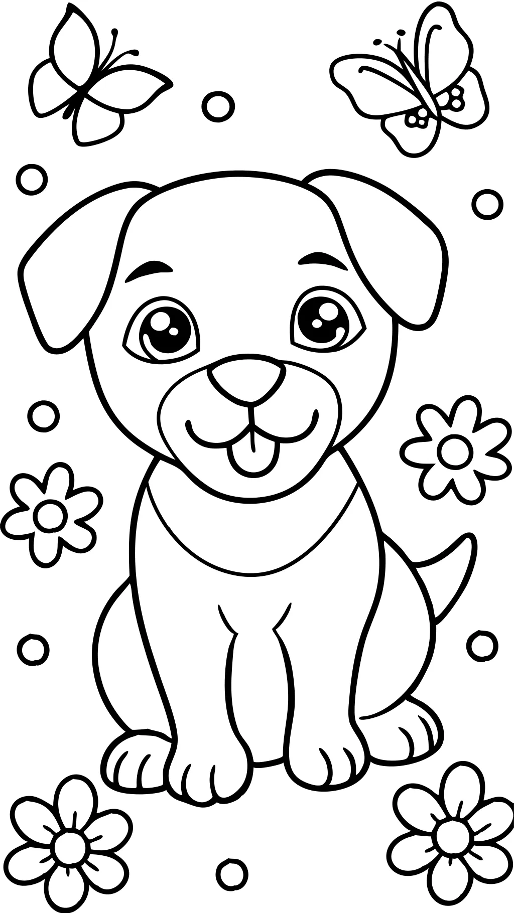 cute dog coloring pages